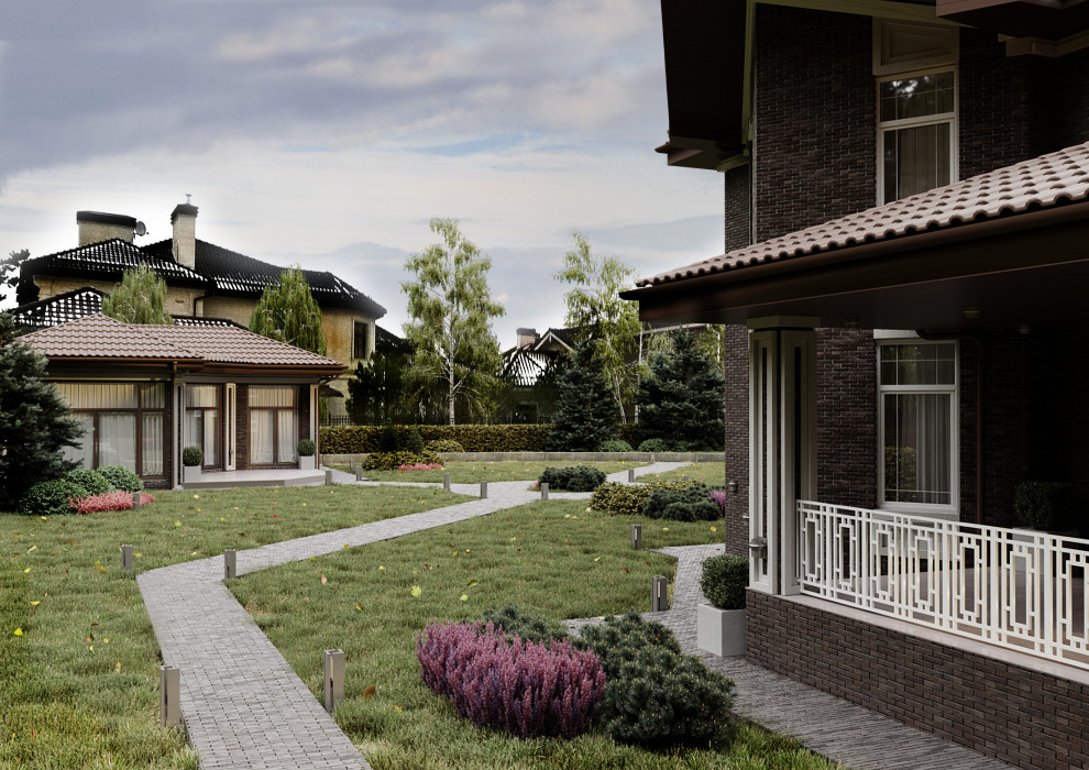 Проект реконструкции фасада павильона в коттеджном поселке Миллениум Парк