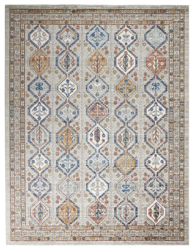 Nourison Quarry Area Rug, 8'10"x11'10" Southwestern Area Rugs by