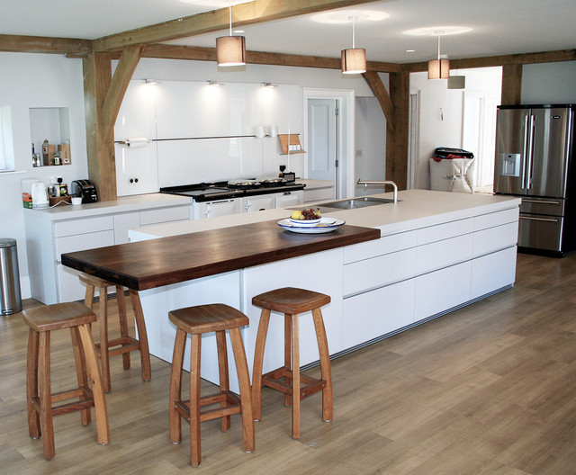 Aga Style Ovens In A Bulthaup Kitchen Rustic Kitchen