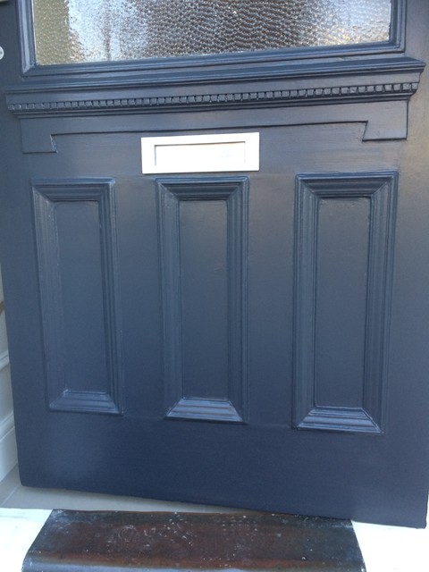Front door Farrow and Ball Railings - London - by AH Painting and  Decorating Limited | Houzz UK