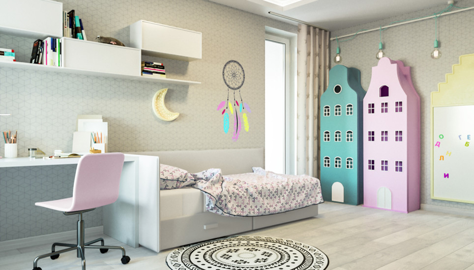 Проект трехкомнатной квартиры в Тропарево-Никулино