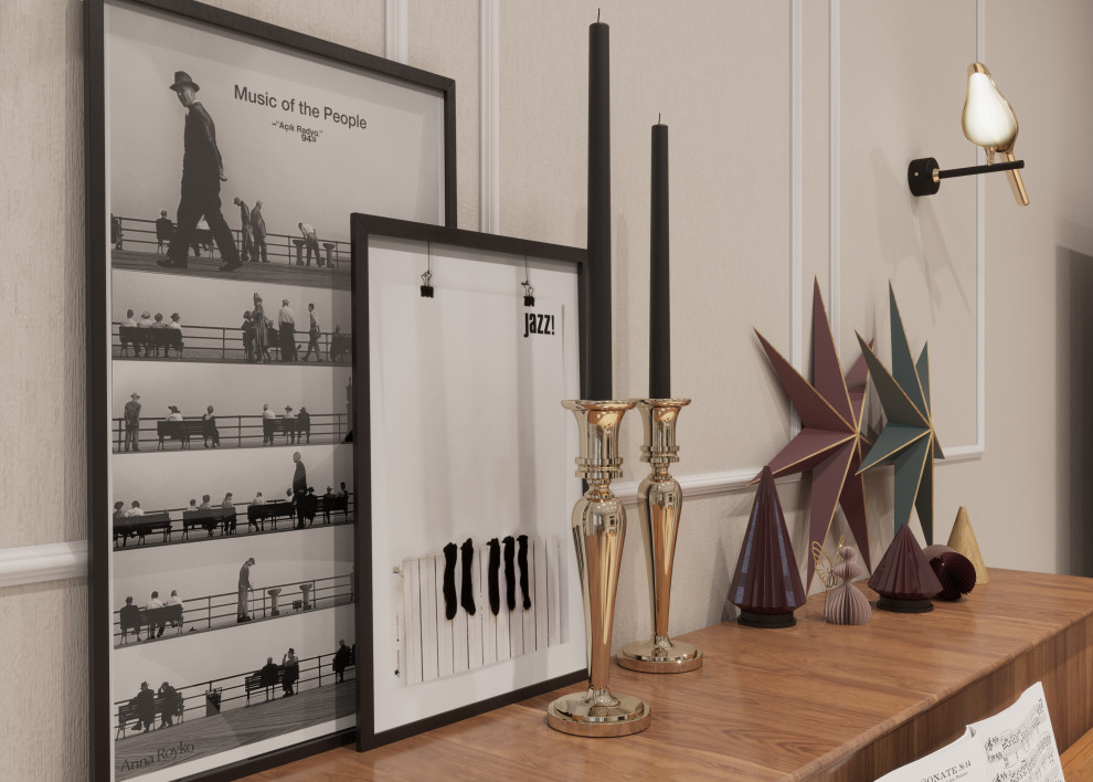 Визуализация гостиной