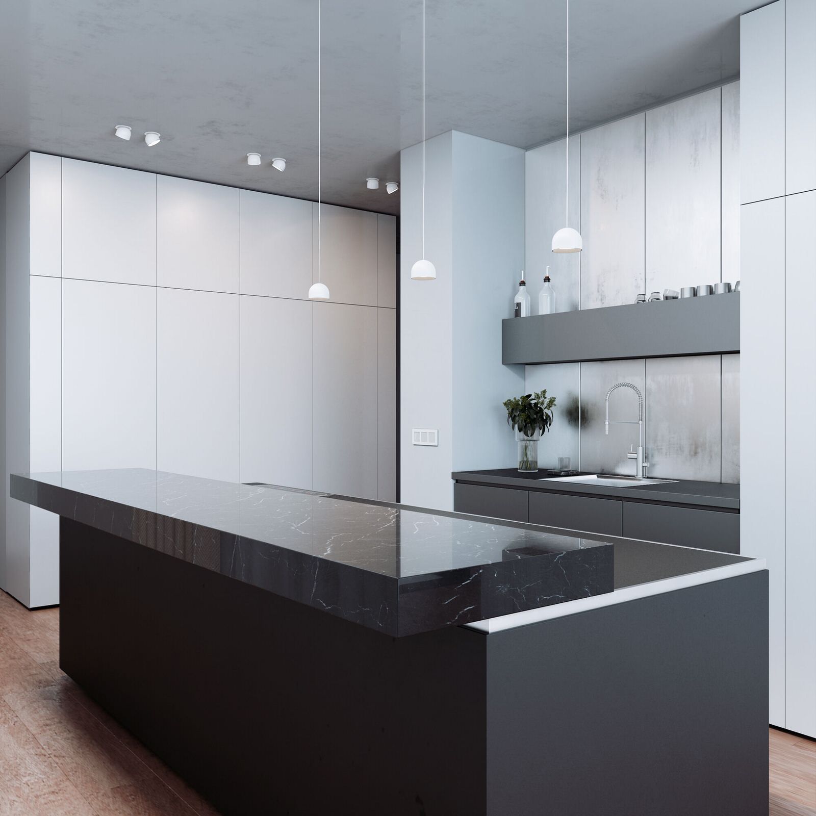 Светильник встраиваемый светодиодный Uno 8W 4000K белый