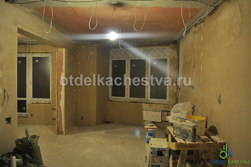 Фотографии "до": Ремонт 4-х комнатной квартиры на пр. Луначарского