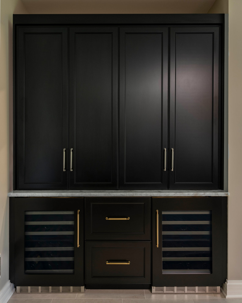 Inspiration for a transitional home design remodel in Chicago