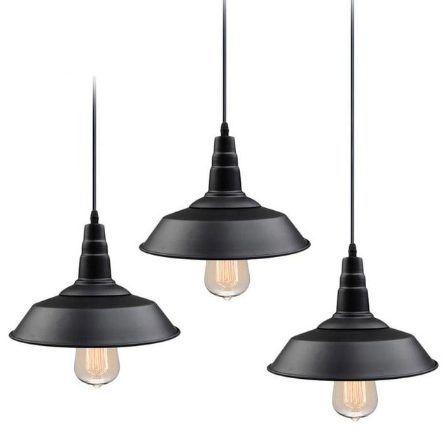 modern black pendant light