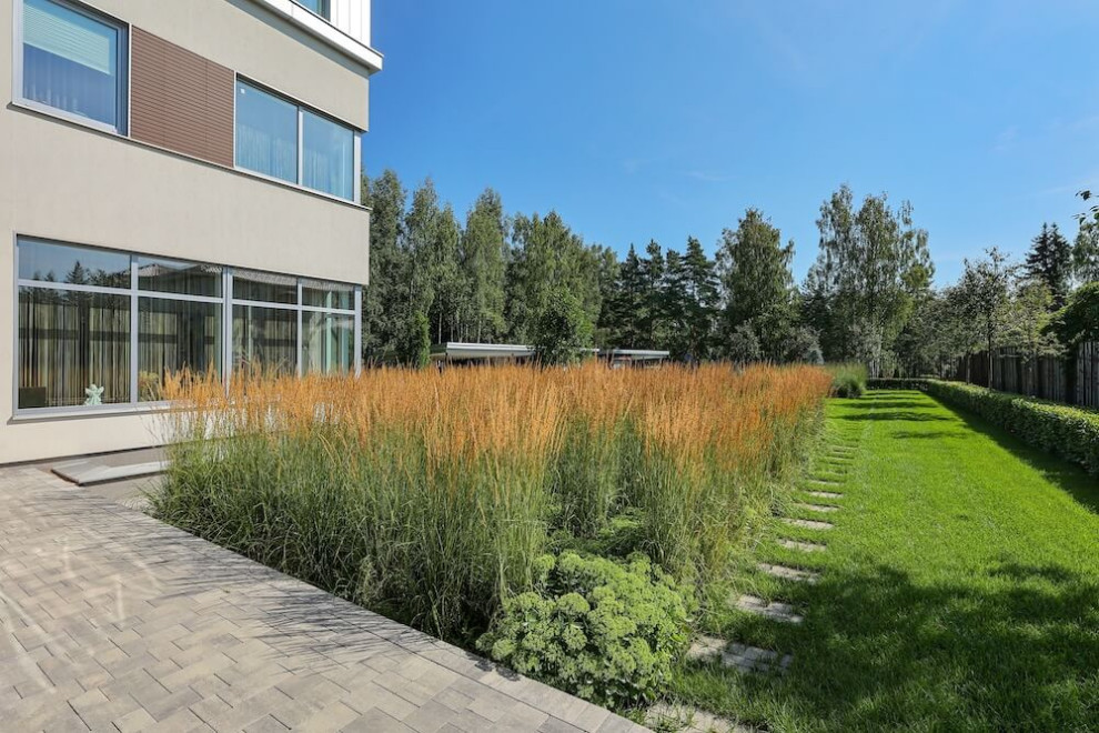 Частный сад "Современный минимализм"