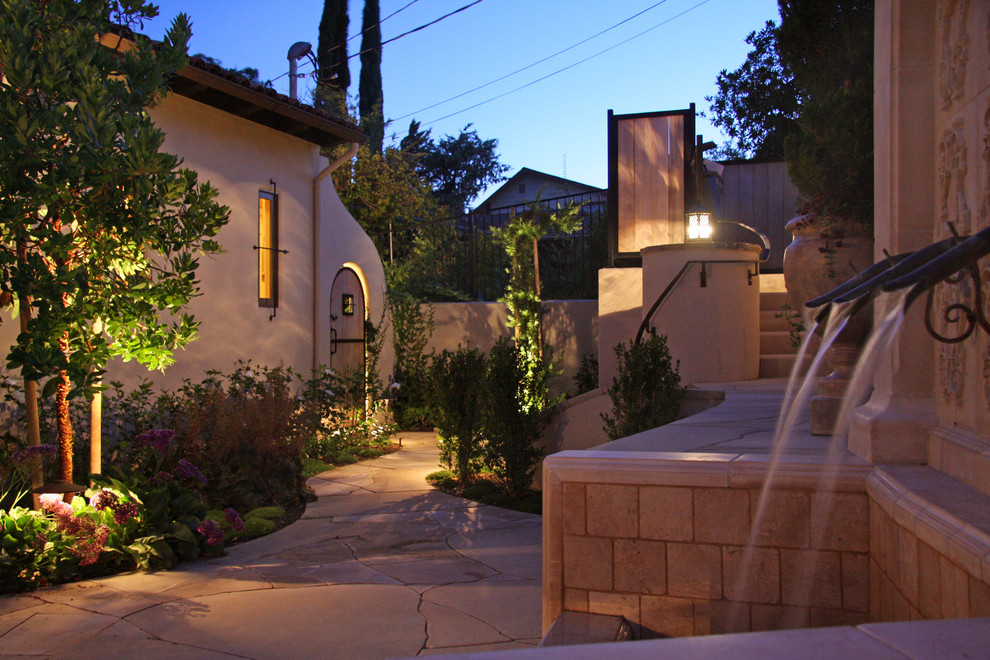 Inspiration for a mediterranean home design remodel in Sacramento
