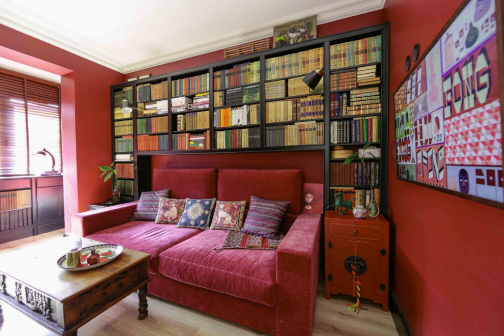 Библиотека из МДФ в эмали