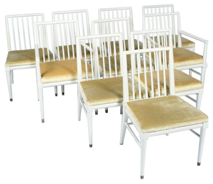 SOLD OUT!  Set of Ten Mid-Century Palm Beach Chairs - $6,800 Est. Retail - $3,80