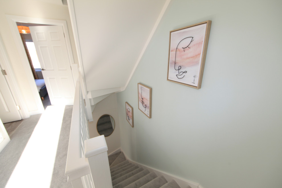 Inspiration for a scandinavian hallway remodel in Sussex