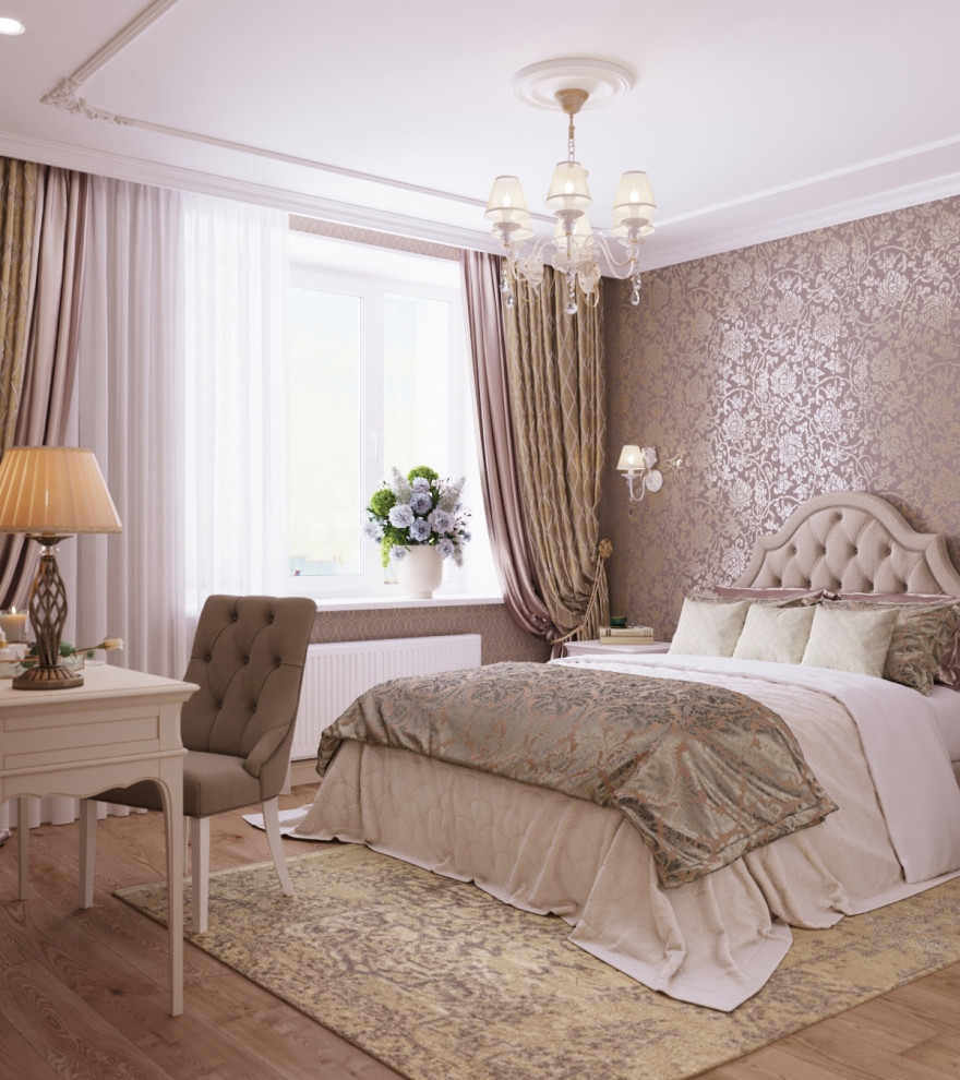 Новицкая, проект 2х комнатной квартиры в классическом стиле