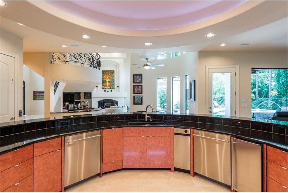 Mediterranean Inspired, Contemporary Home Build | Home Theatre & Pool