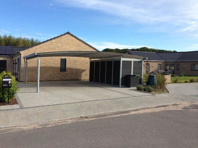 Carporte Modern Garage Aarhus By Dansk Carport System A S