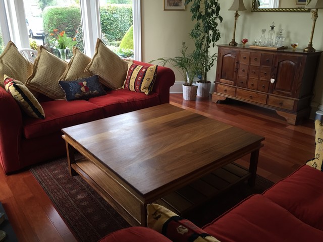 Coffee Table - Iroko contemporary-vardagsrum