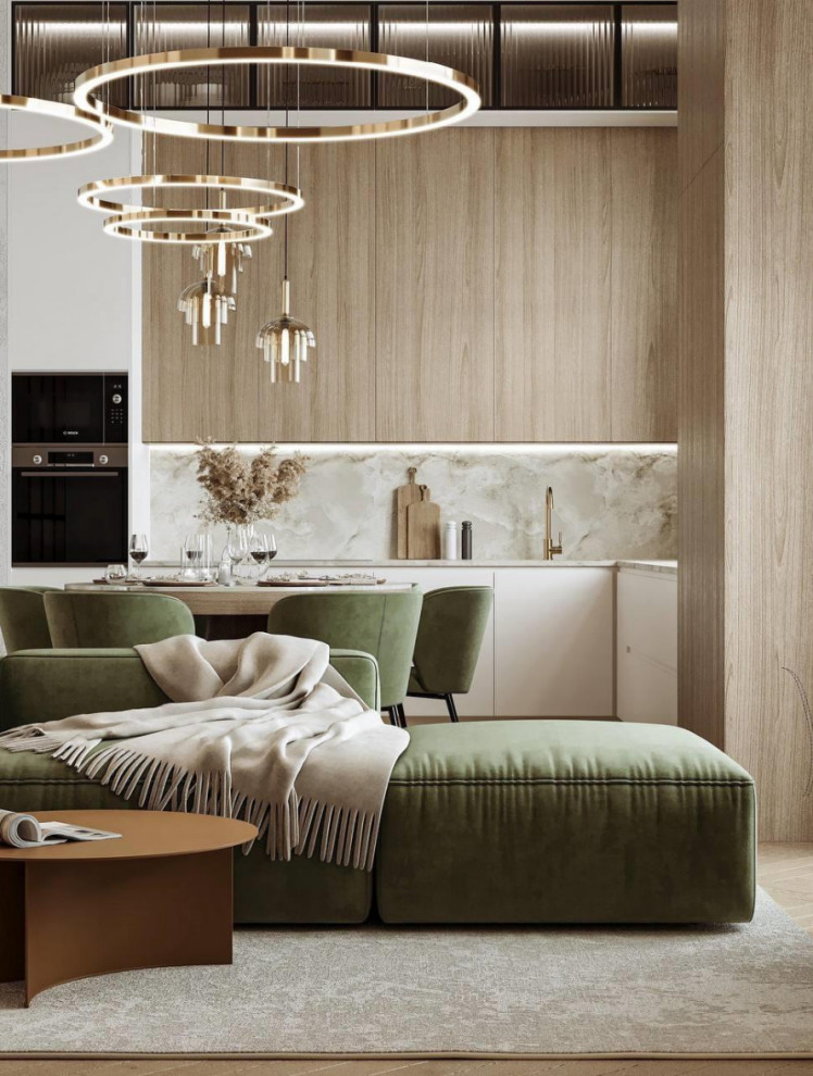 Интерьер квартиры для семьи из 5 человек, 150 м2