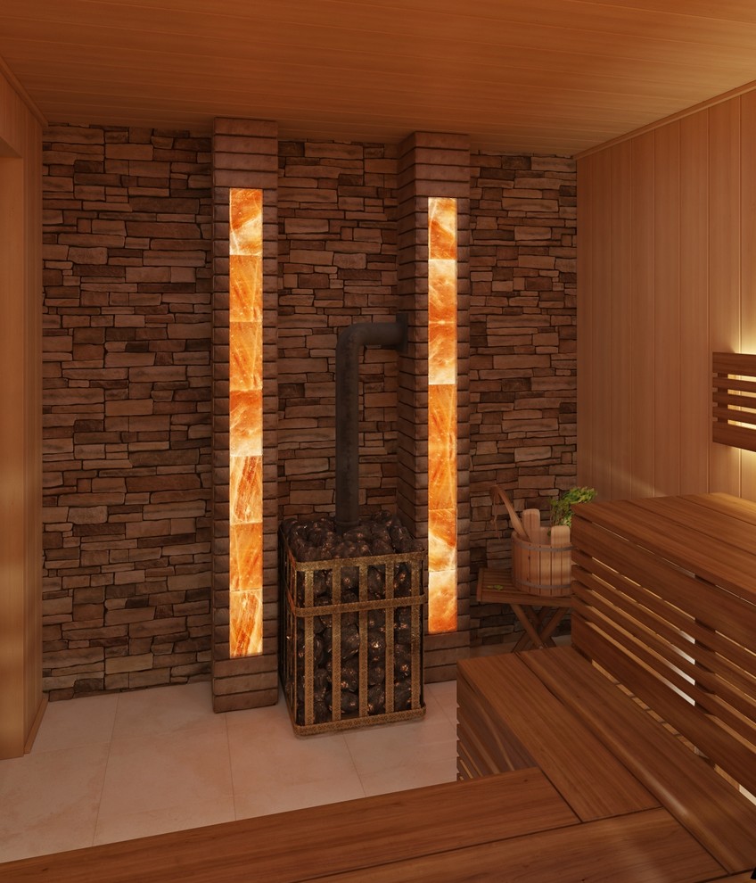 Баня в скандинавском стиле