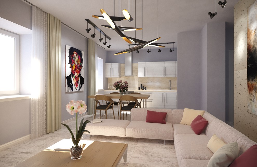 Квартира в Санкт-Петербурге 115 м² - Гостиная