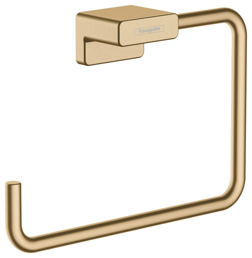 Hansgrohe 41754 AddStoris 77/16" Wall Mounted Towel Ring Towel Rings