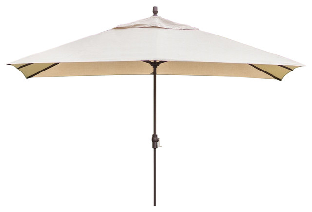 Rectangle 8 Ft X 11 Patio Umbrella With Bronze Finish Pole And Rectangle 8 Ft X 11 Patio Umbrella