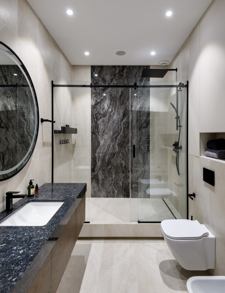 Натуральные материалы в интерьере трехкомнатной квартиры