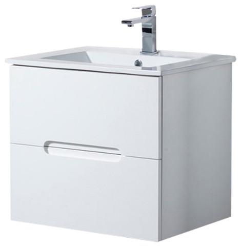 24 Bathroom Vanity Modern wall mount bathroom vanity elton 24" with porcelain sink top 24 Bathroom Vanity Modern wall mount bathroom vanity elton 24" with porcelain sink top