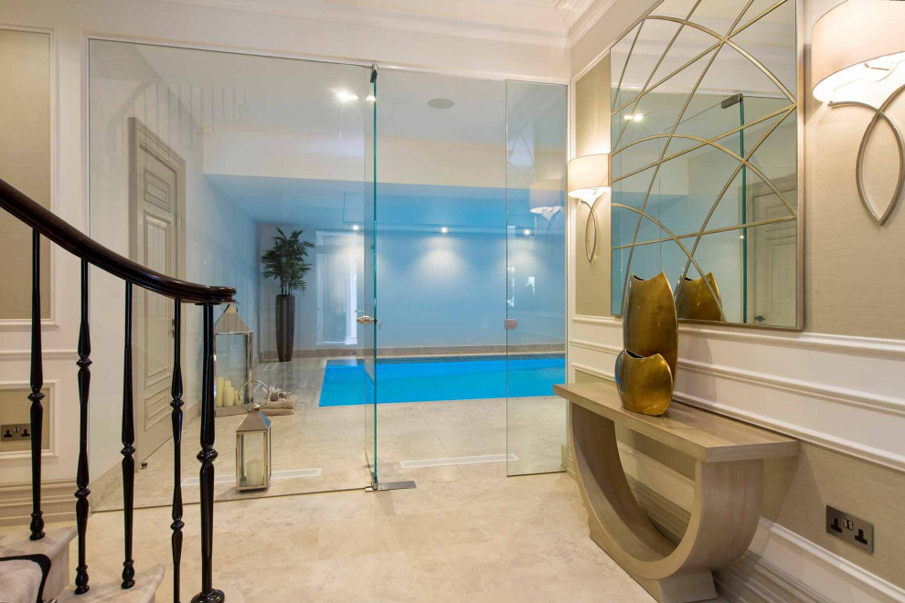 This is an example of a traditional living room in Surrey.