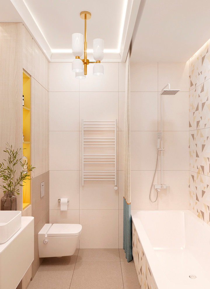 Дизайн четырёхкомнатной квартиры 116 кв.м в ЖК Символ