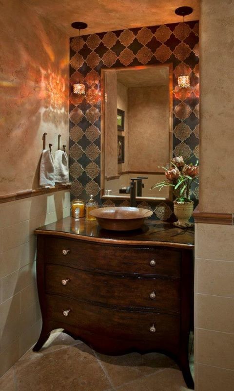 Inspiration for a mediterranean bathroom in Orange County.