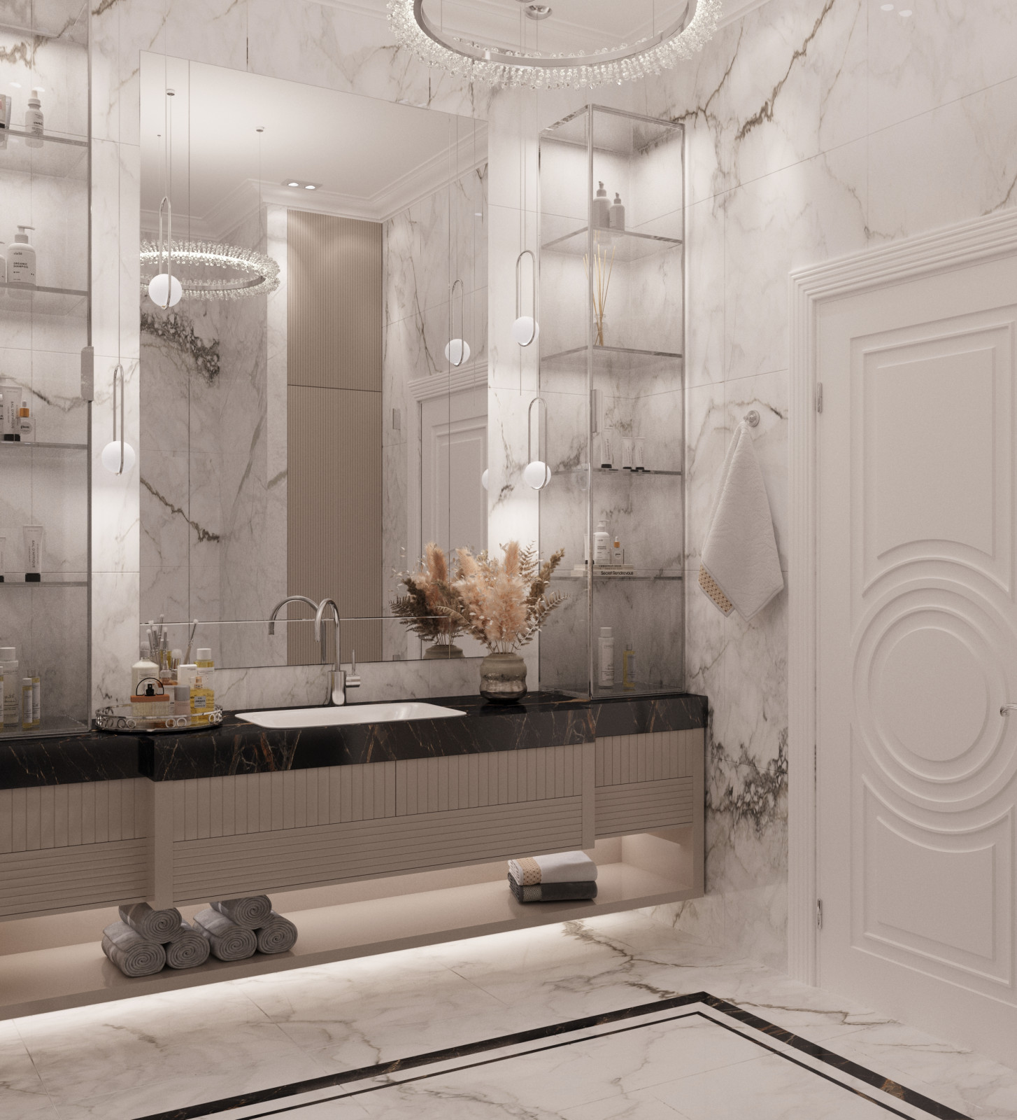 Визуализация интерьера помещений жилого дома