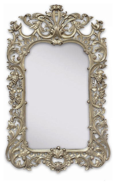 Bacchus Mirror Victorian Wall, White Victorian Wall Mirror