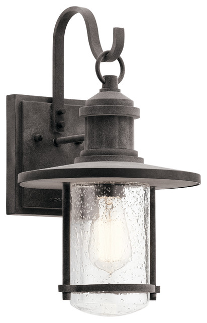Kichler Lighting 49193WZC Riverwood - One Light Large Outdoor Wall Sconce