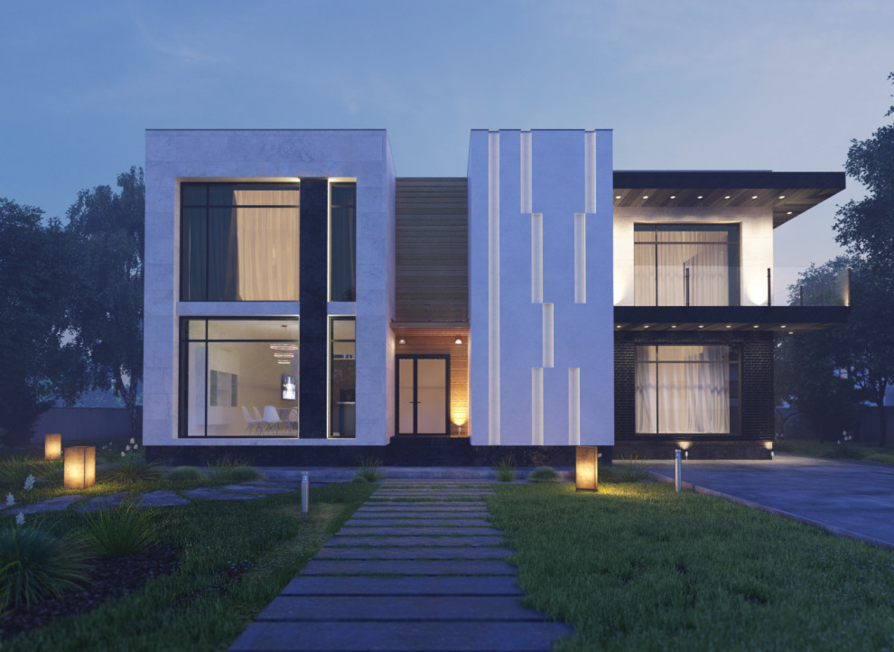 Двухэтажный жилой дом