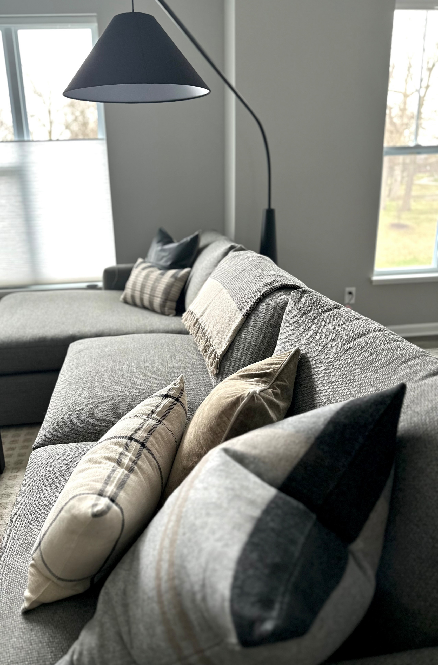 Inspiration for a contemporary living room remodel in Indianapolis