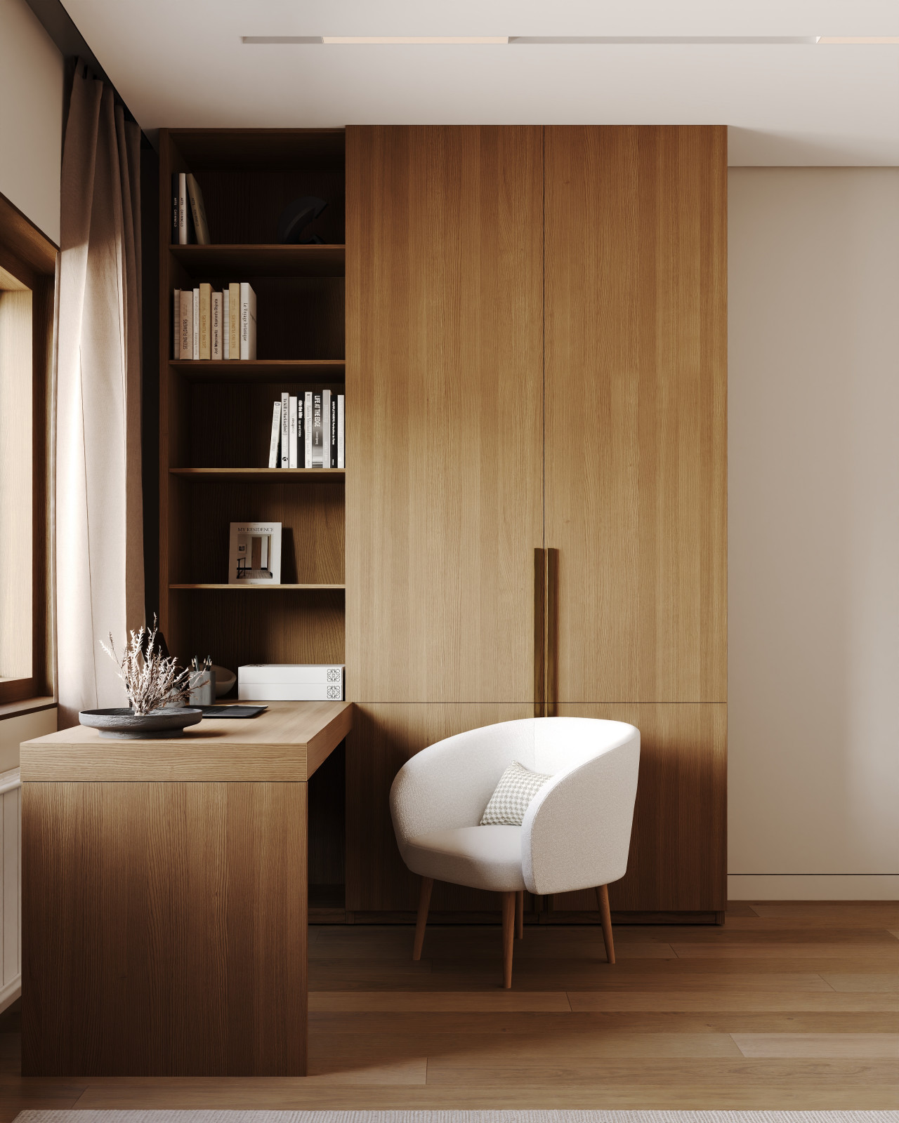 Гостевая спальня из проекта #частныйдомотunison