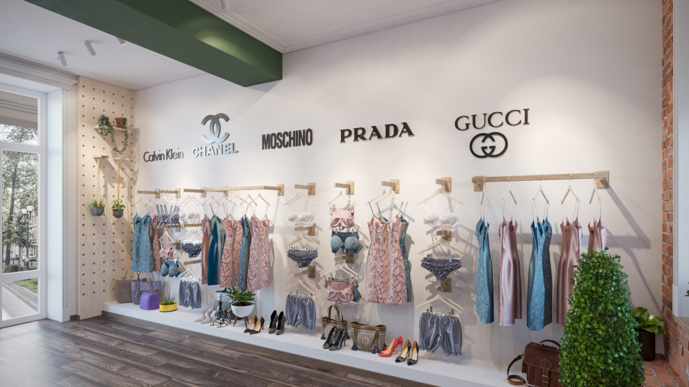 проект магазина белья и домашней одежды