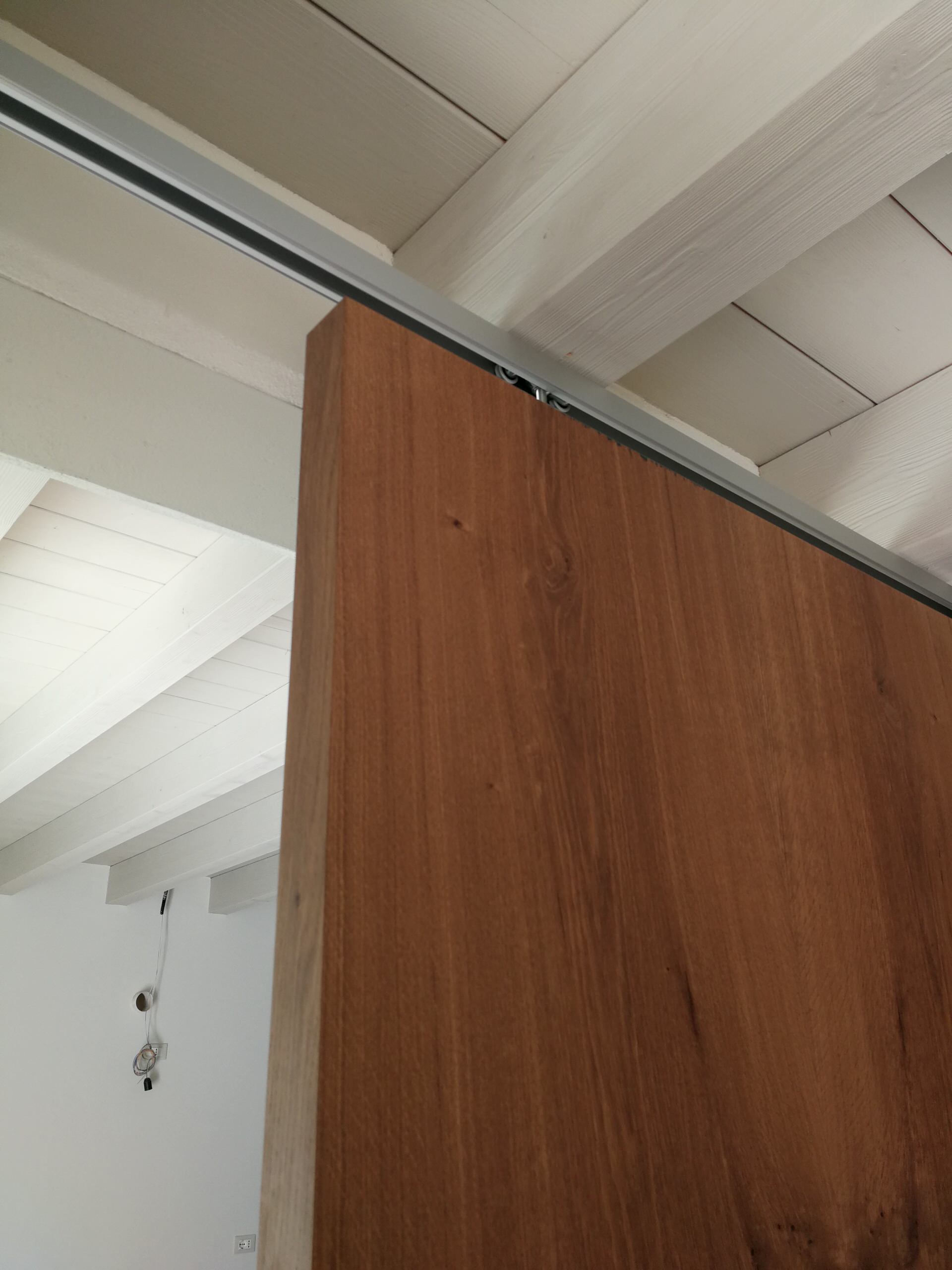 porta a scorrere in rovere massiccio