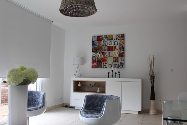 D&eacute;coration int&eacute;rieure appartement t&eacute;moin contemporary-living-room