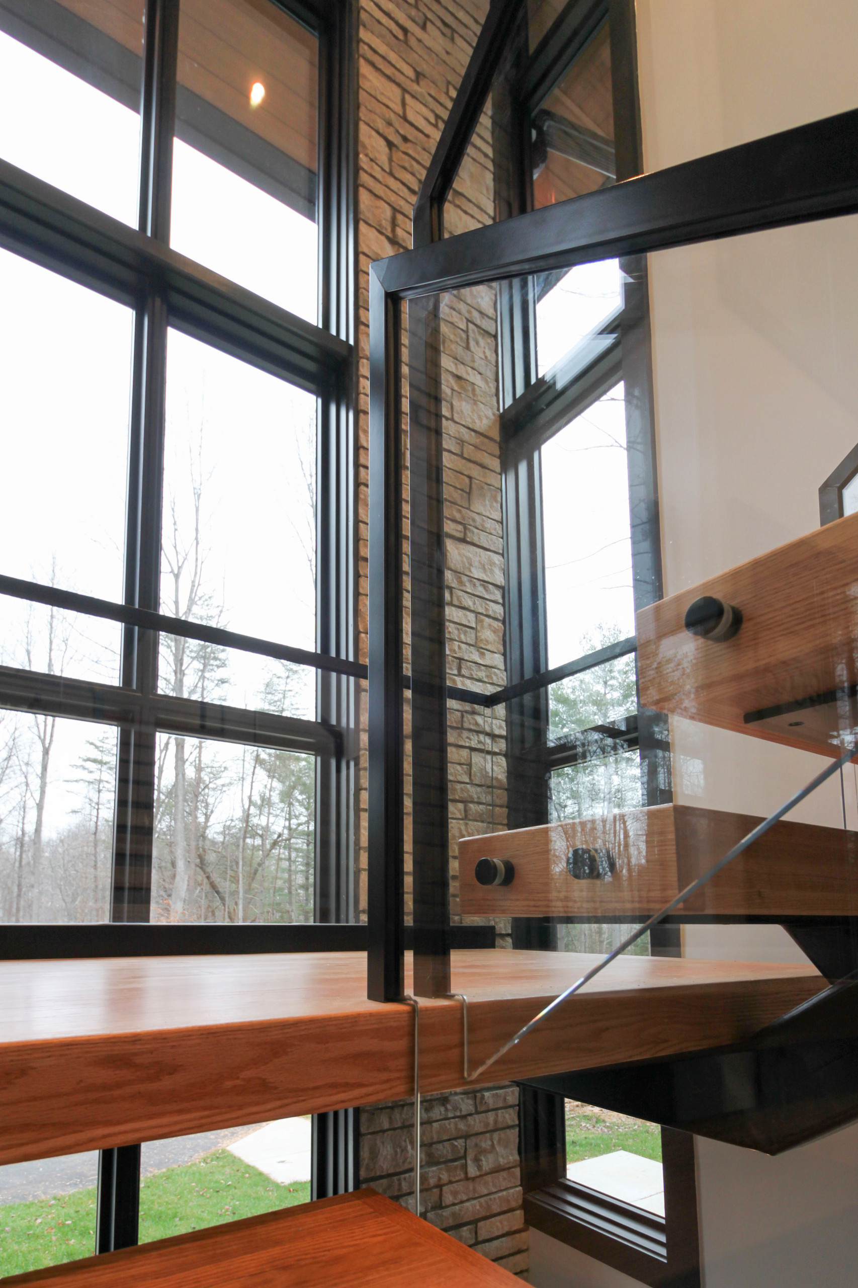 98_Sun Filled Modern Staircase Surrounded by Private Forest, Clifton VA 20124