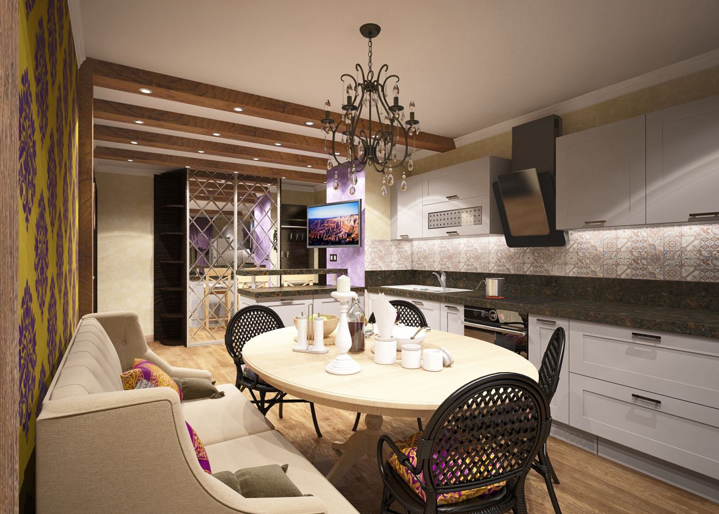 Кухня для большой семьи, г.Тюмень