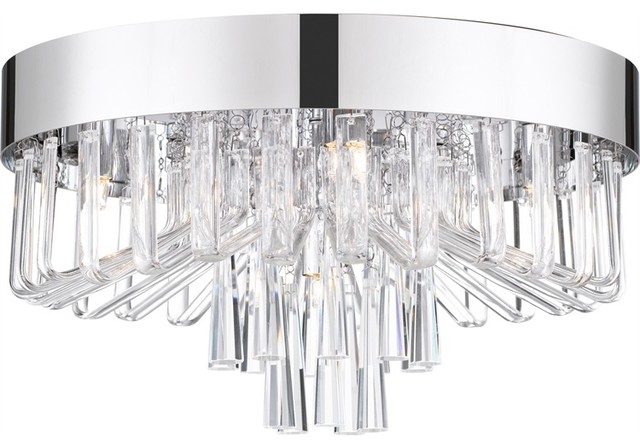 Quoizel Venus Flush Mount Contemporary Flush Mount Ceiling