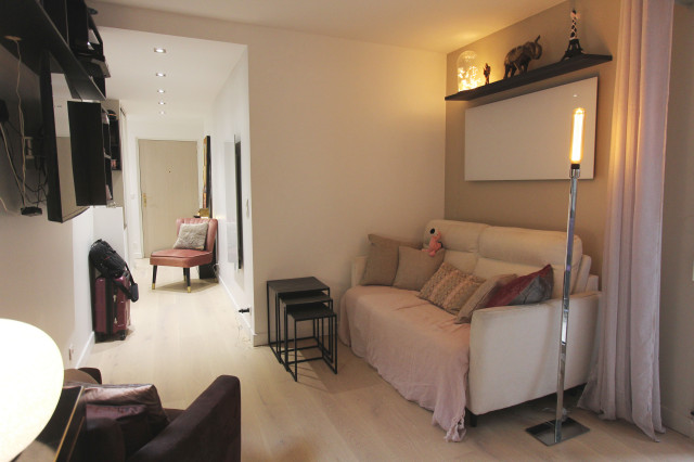 R&eacute;novation d'un studio de 29m&sup2; &agrave; Paris trendy-dagligstue
