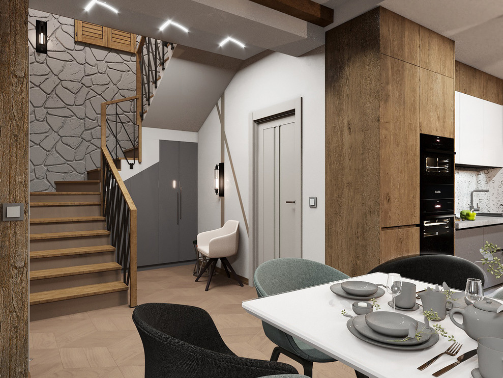 вход на 2 этаж в КП Алые паруса