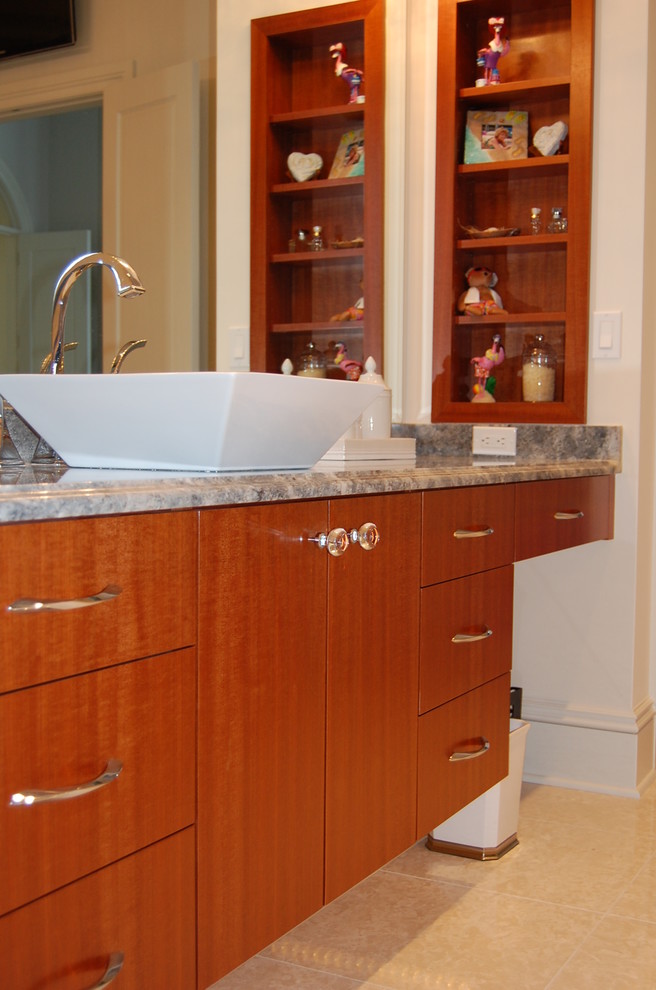 Inspiration for a modern home design remodel in St Louis