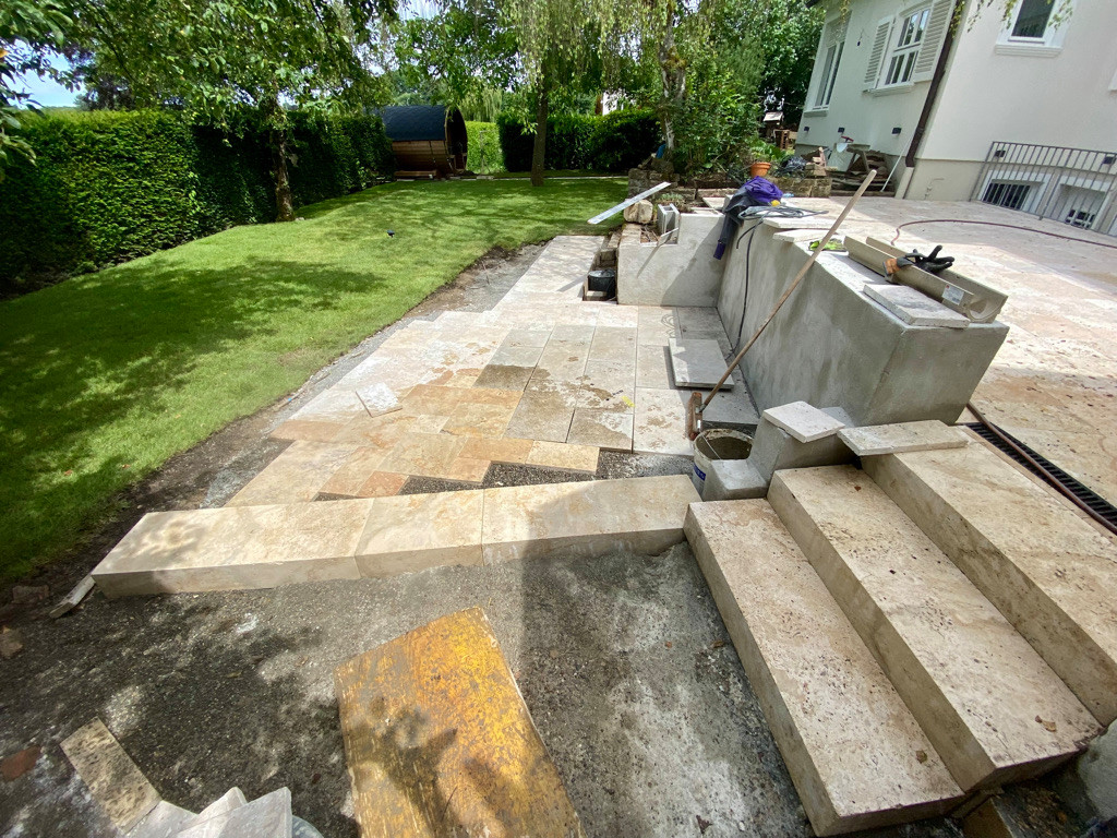 Gesamte Gartenanlage