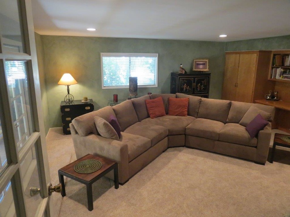 MEDIA ROOM CUSTOM SECTIONAL SOFA - Home Theater - Los 