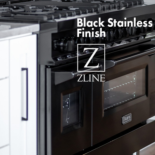 ZLINE Black Stainless Steel