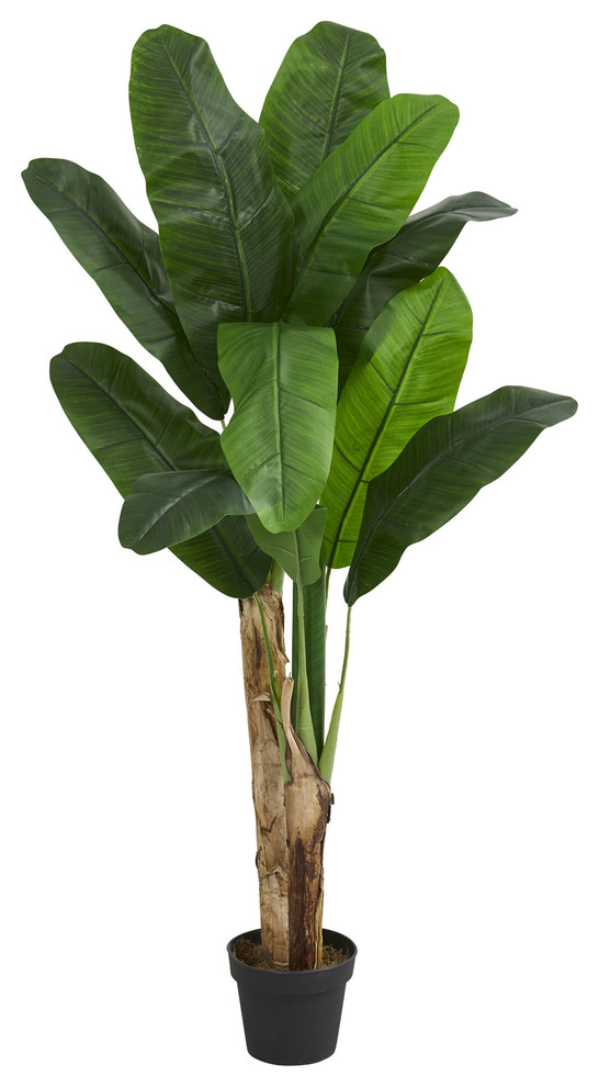 4' Double Stalk Banana Artificial Tree
