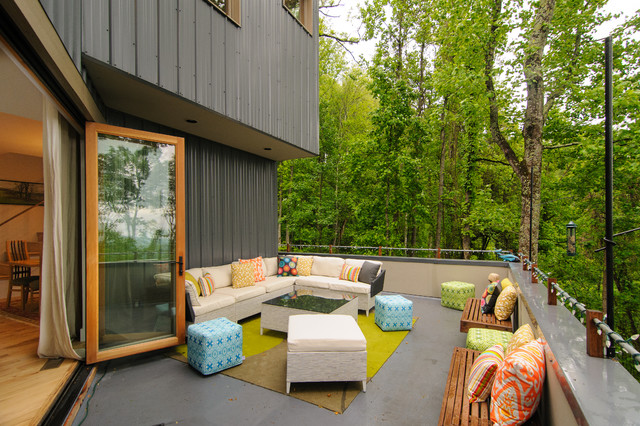 Modern SIP home contemporary-deck