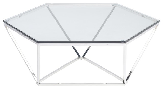 Louisa Coffee Table Gl Top Chrome Stainless Steel Louisa Coffee Table Gl Top Chrome Stainless Steel Base